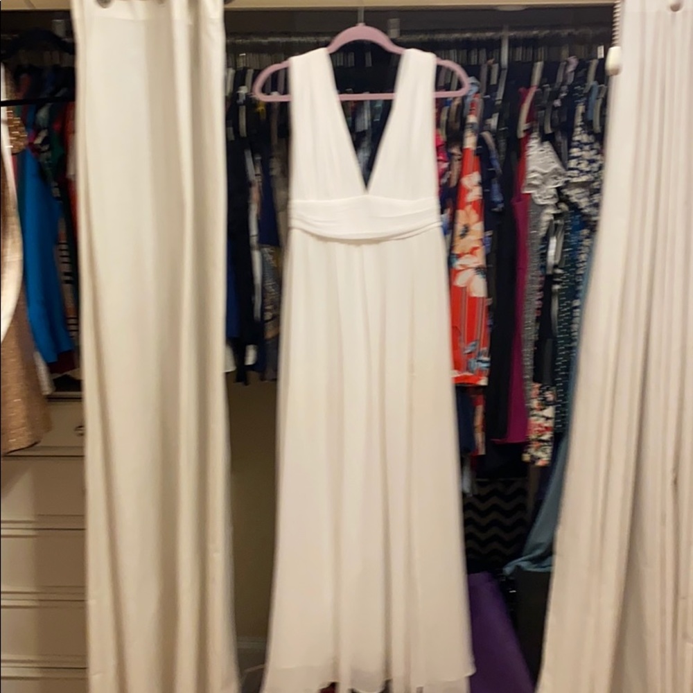 Long white dress